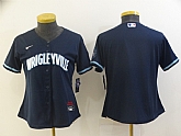 Women Cubs Blank Navy 2021 City Connect Cool Base Jersey,baseball caps,new era cap wholesale,wholesale hats